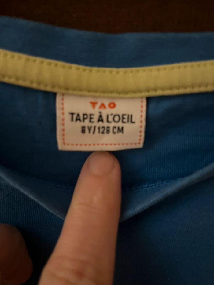 Teeshirt TAO tape à l’œil 8 ans - photo numéro 2