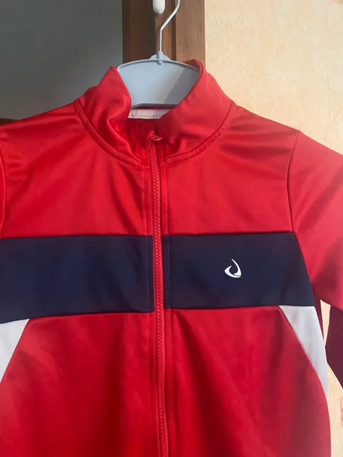 Veste de survêtement garçon 11 ans – Style dynamique & confort 🔴💙 - photo numéro 4