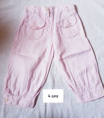 Pantacourt lili gaufrette 4 ans