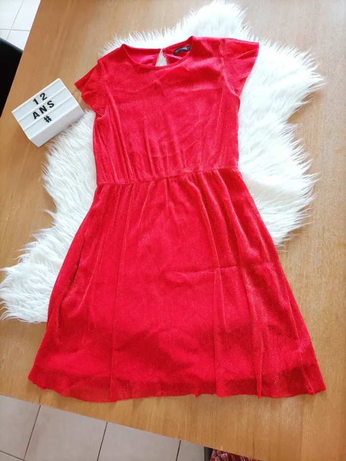 Robe manches courtes 12 ans