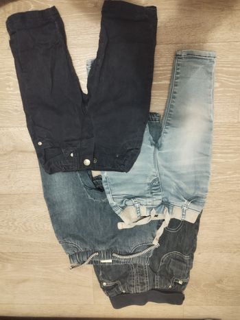 Lots de 4 jeans - 9 mois