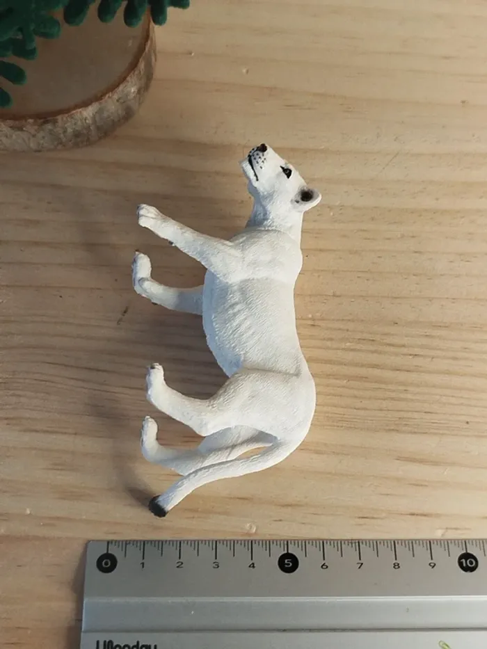 Schleich lionne Albinos Figurine félin Animal de la savane - photo numéro 5