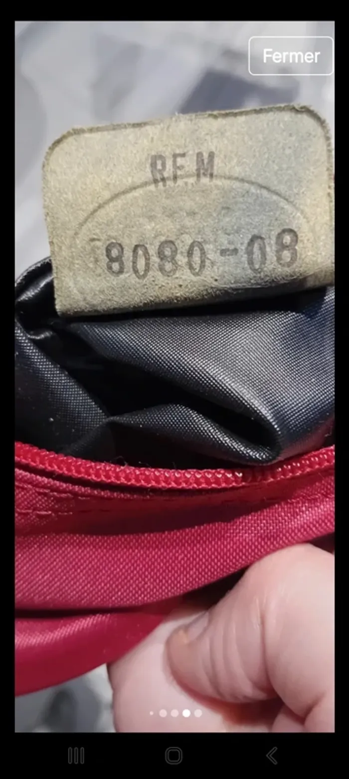 Banane longchamp rouge - photo numéro 7