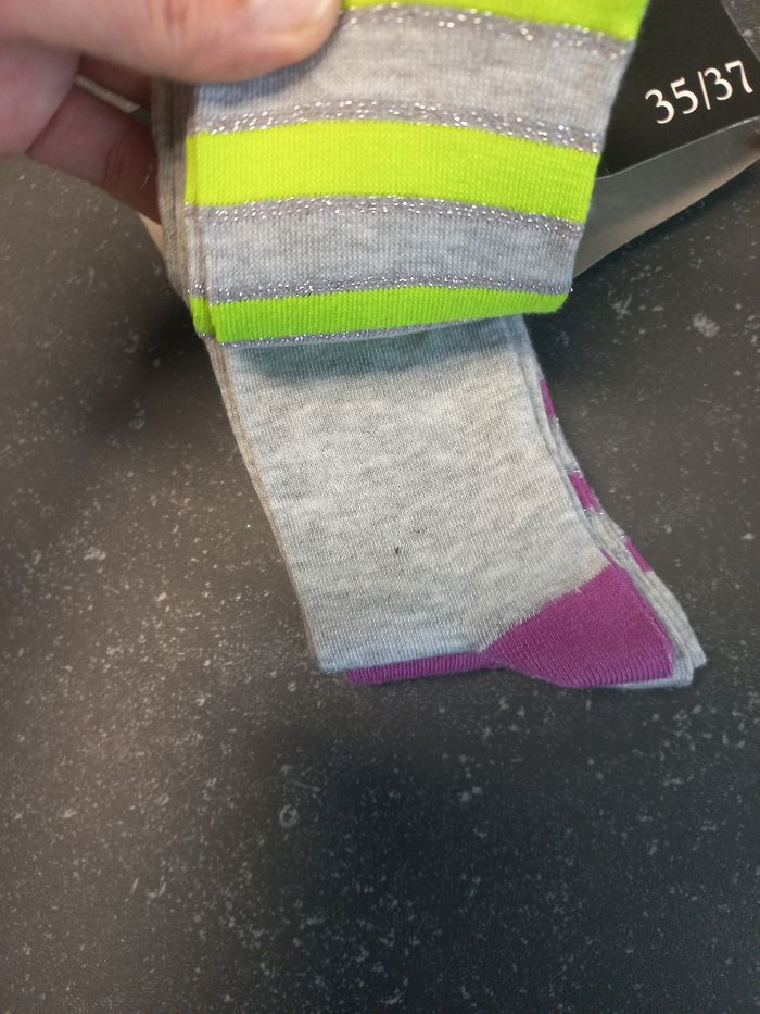 4 paires de chaussettes neuves 35/37 - photo numéro 3