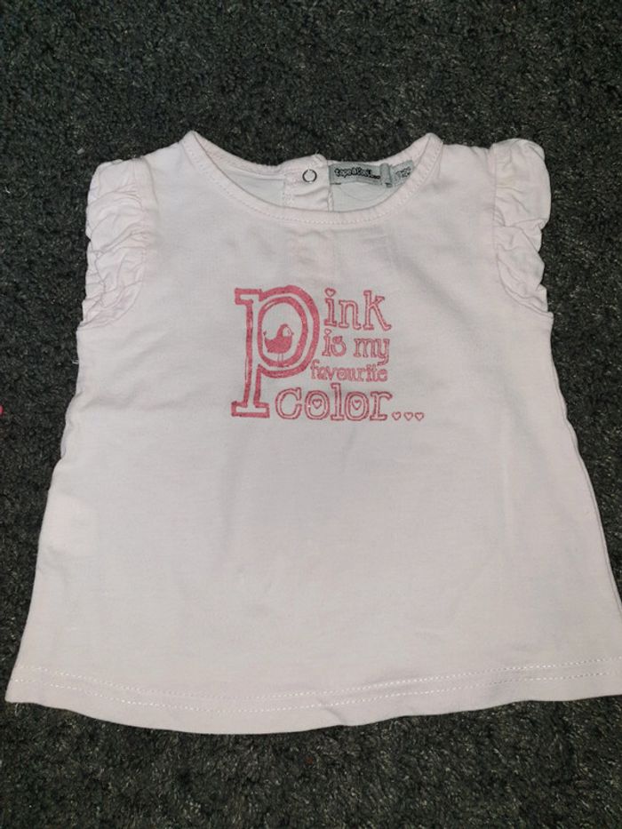 Lot de 2 T-shirts MC 6 mois TAO - photo numéro 3