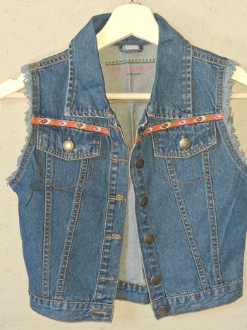 Veste en jeans sans manche zeeman