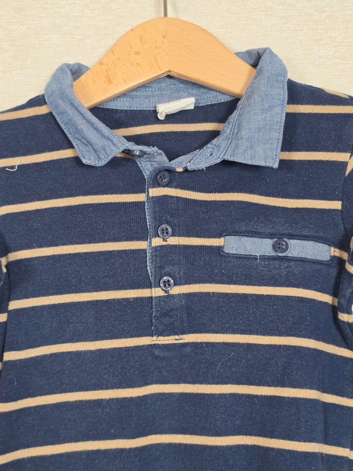 Bodie polo bleu marine H&M 86 cm - photo numéro 3