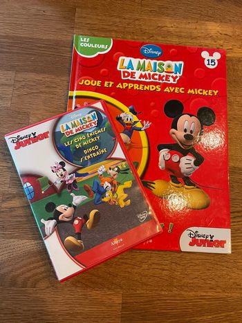 Livre Disney Junior La maison de Mickey Numero 15 avec le DVD Numéro 15