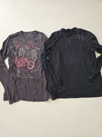 Lot de 2 Tee-shirt manches longues homme T L