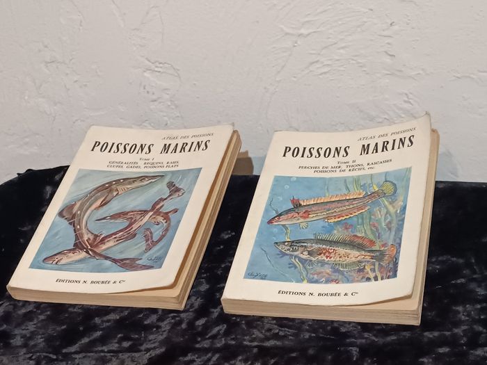 Atlas poissons marins tome 1 et 2