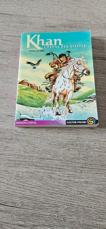 Livre enfant Khan Cheval des steppes, Federica De Cesco
