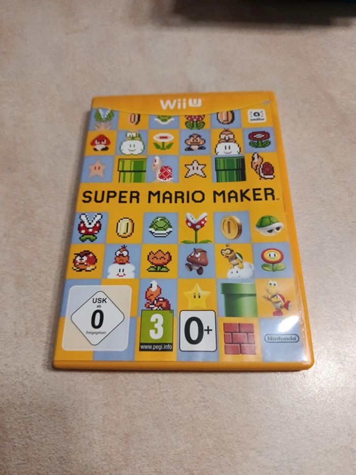Jeu Super Mario maker wiiu