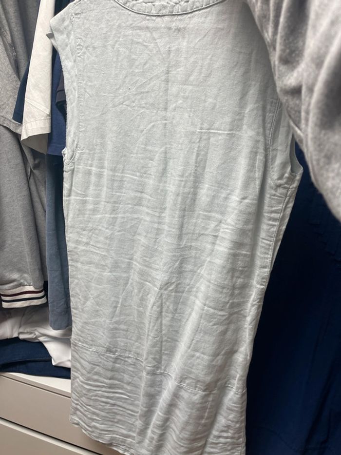 Très jolie robe Kookaï bleu ciel façon lin - photo numéro 4