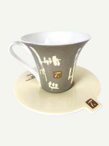 Tasse haute et Soucoupe Special T – Design Moderne Évasé