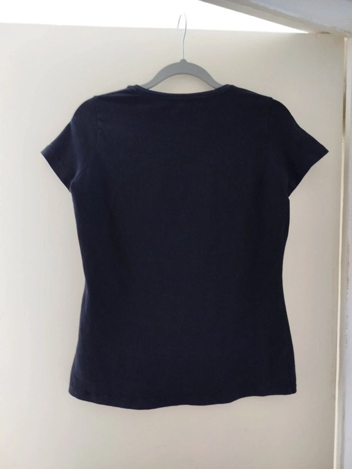 Tee shirt femme noir Pepe Jeans taille 38 - photo numéro 7