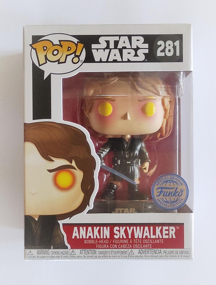 Funko POP! Anakin Skywalker (Dark Side) #281 Exclusive - Star Wars - Figurine Vinyle