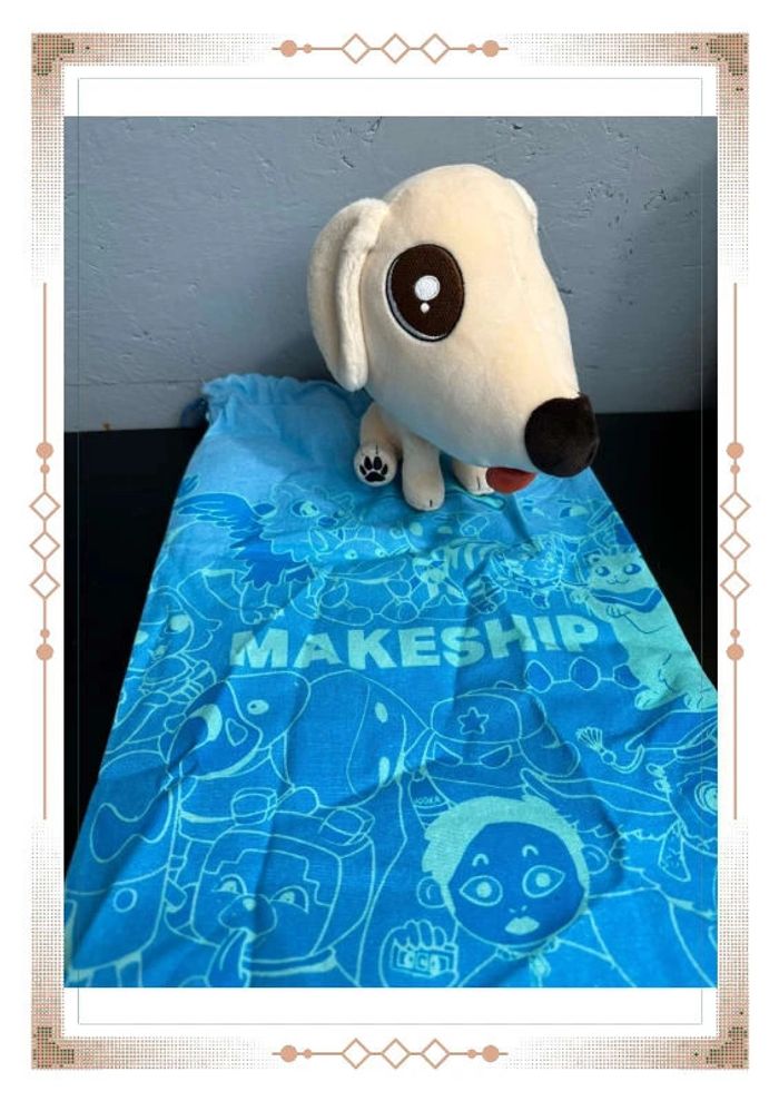 Peluche makeship borzoi - photo numéro 2