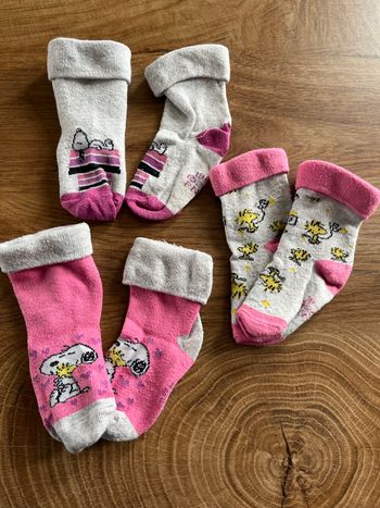 Lot chaussettes Snoopy fille