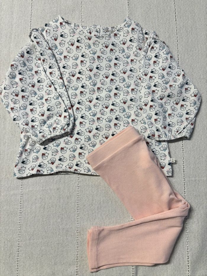 Obaïbi × Ensemble, 18 mois | 80 cm 🐱🩵