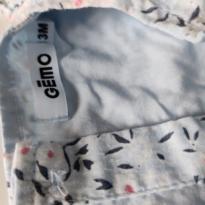 Robe bleue Gémo 3 mois - photo numéro 2