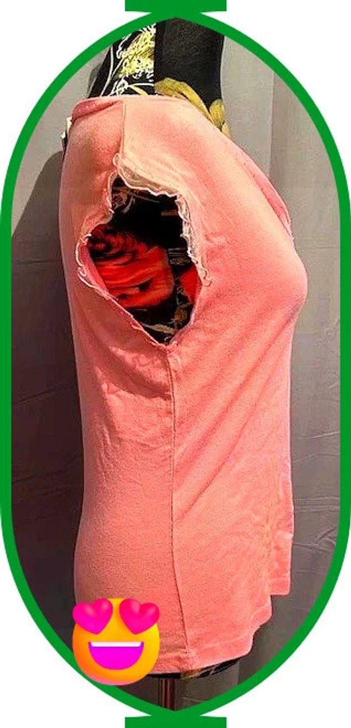 🌷Superbe tee-shirt rose* Aniela🌷 - photo numéro 4
