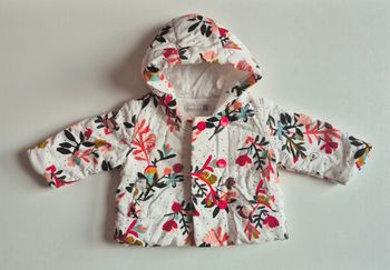 Veste / manteau Catimini 3 mois – imprimé floral – excellent état