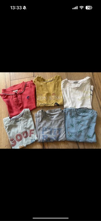 Lot t shirt garçon