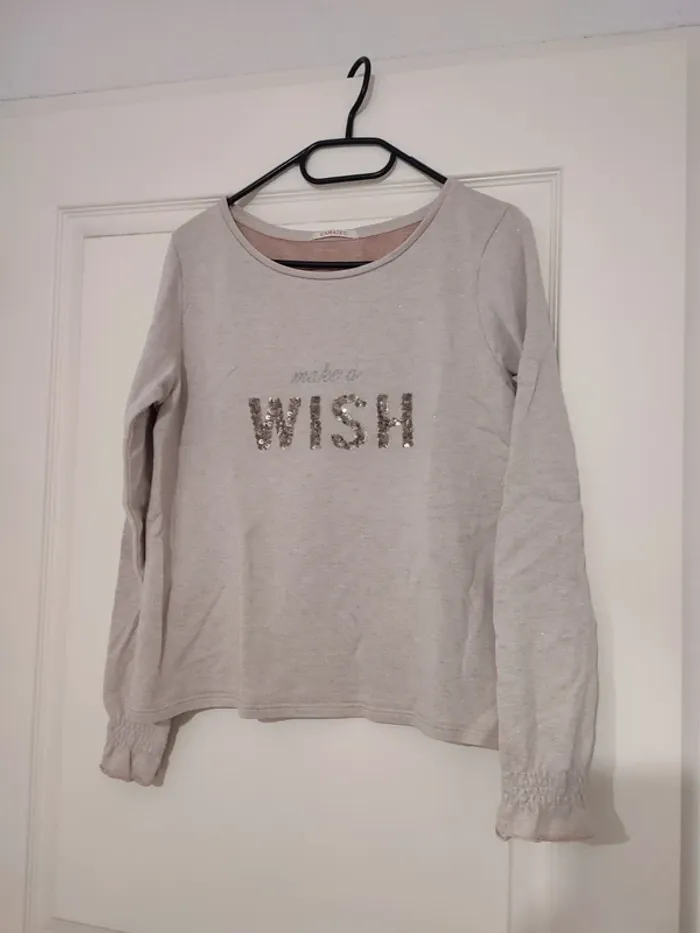Pull rose camaïeu