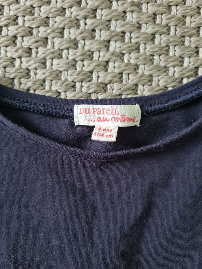 Robe mi saison rose et noire - 4 ans - photo numéro 10