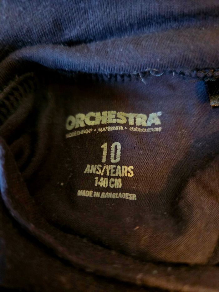 T-shirt hiver 10 ans orchestra - photo numéro 3