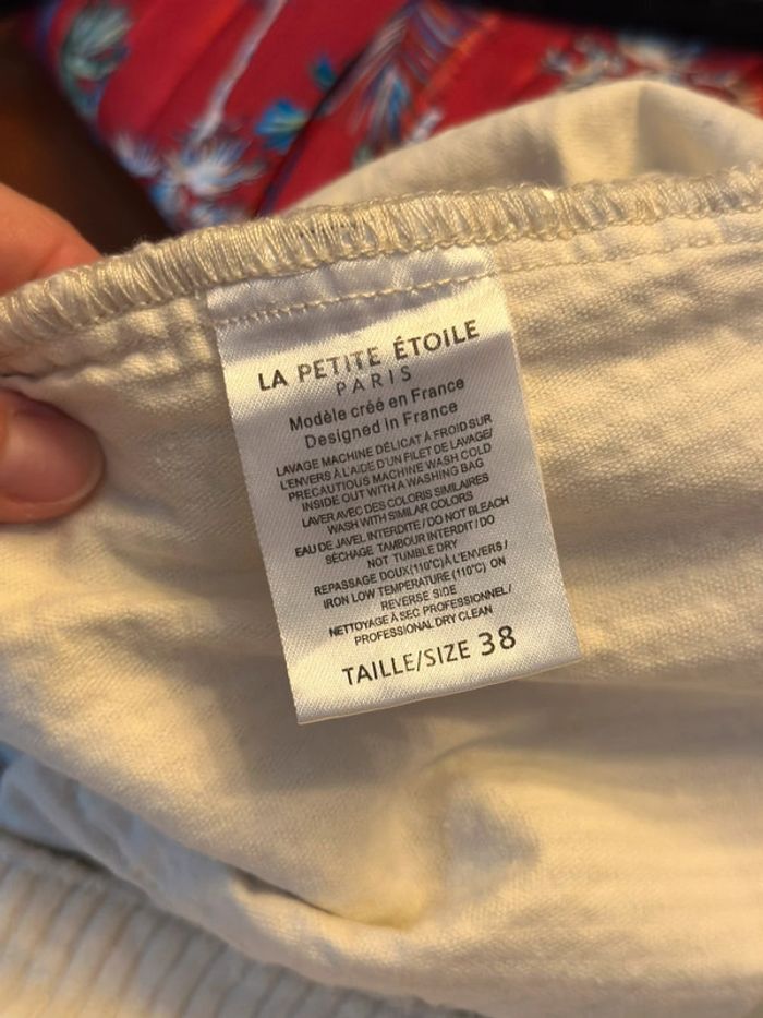 Pantalon velours côtelé écru taille 38 - La Petite Étoile Paris - photo numéro 10