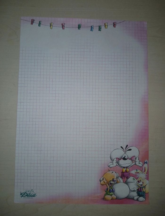 Diddl - Feuille A4 neuve - 0,60€