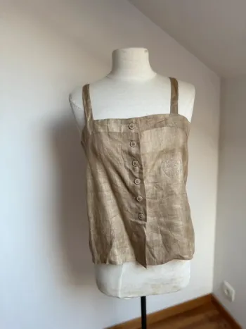 Superbe Haut Caraco bustier vintage Louis Feraud 🌸 42 XL