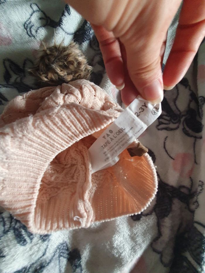 Bonnet fille 2/3 ans - photo numéro 2