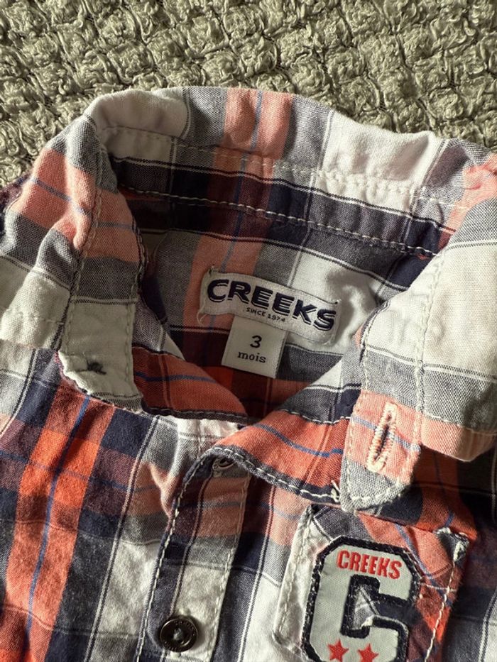 Chemise manche longue creeks (3mois) - photo numéro 4