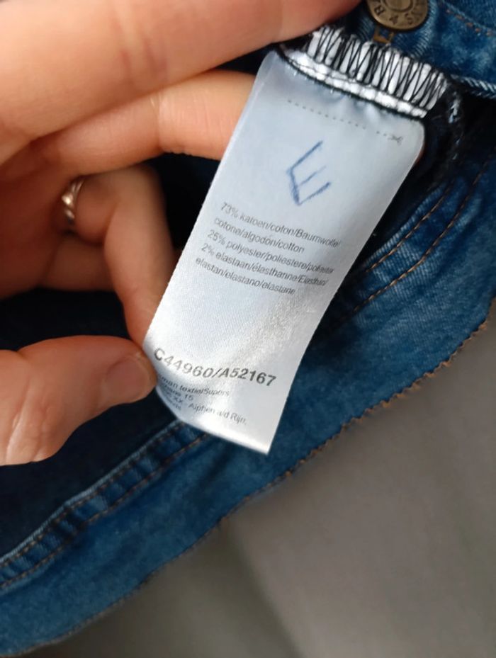 Veste en jean mixte taille 86 cm matière extensible - photo numéro 5