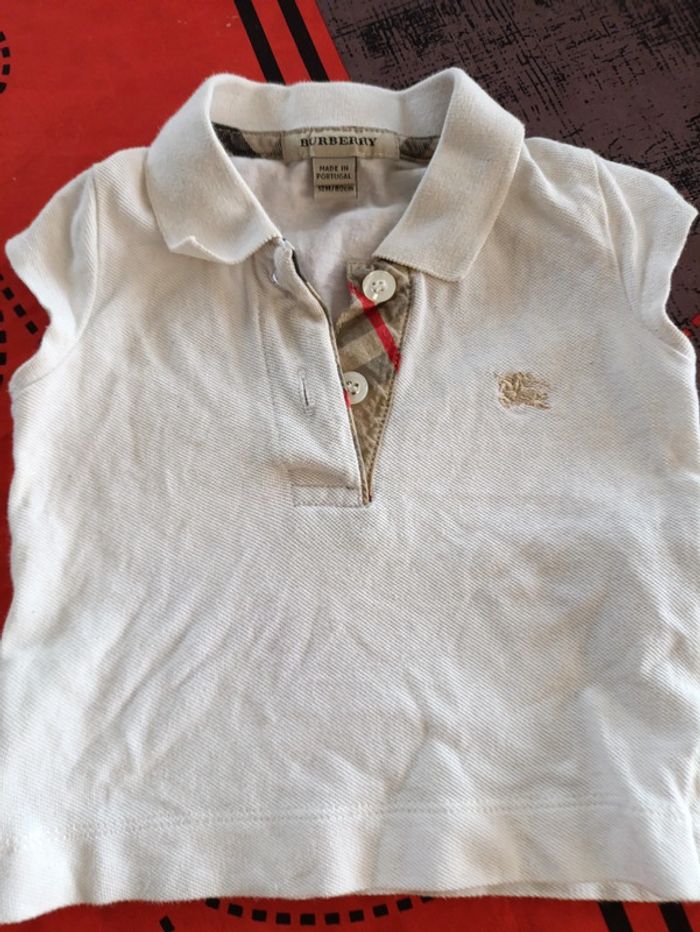 Polo Burberry 6 mois