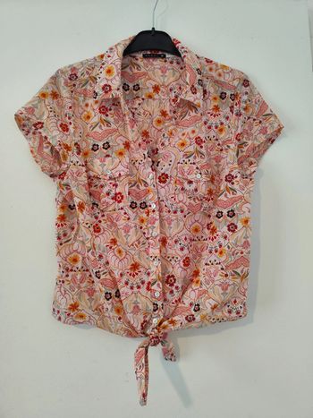 Top coloré avec noeud à l'avant taille 40 Bréal