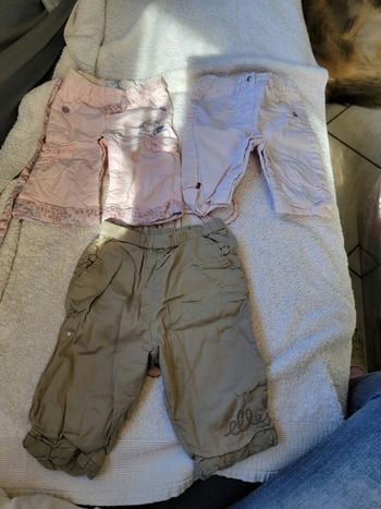 Lot de 4 pantalons plus 1 collant