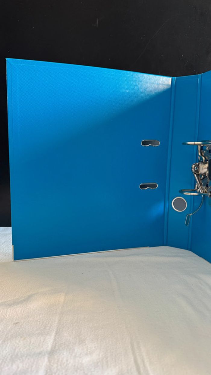 Classeur à levier Esselte Bleu - photo numéro 6