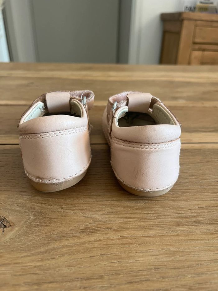 Chaussures en cuir rose Kickers - photo numéro 5