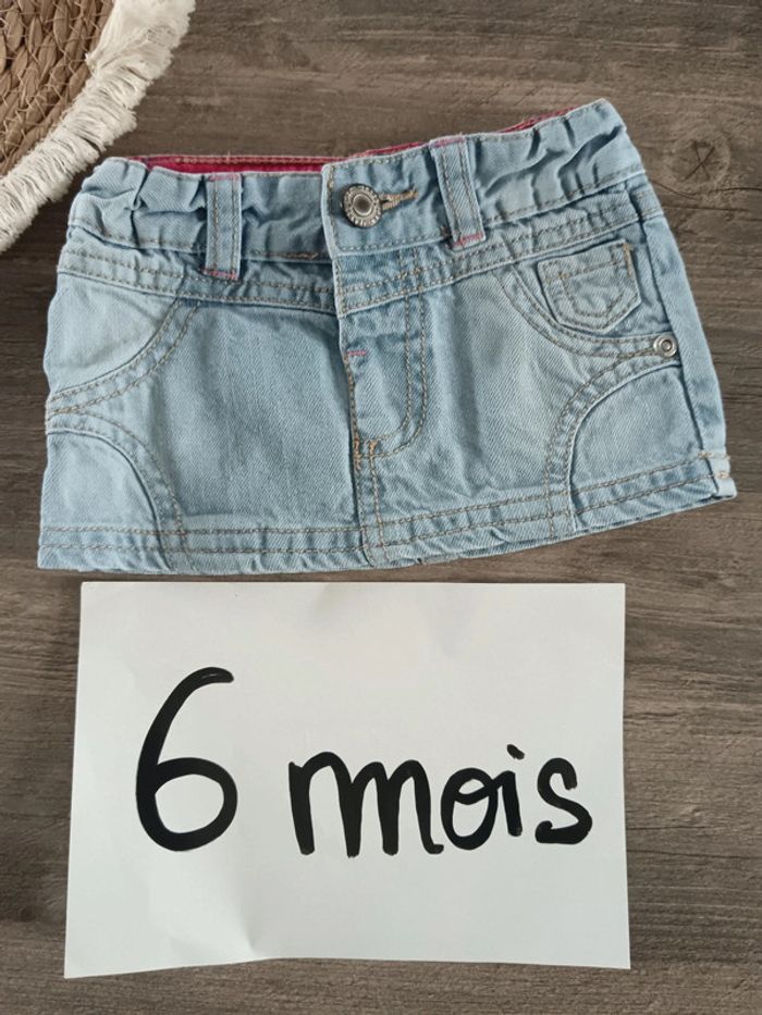 🌞 jupe en jeans 6 mois la boîte à malice très bon état