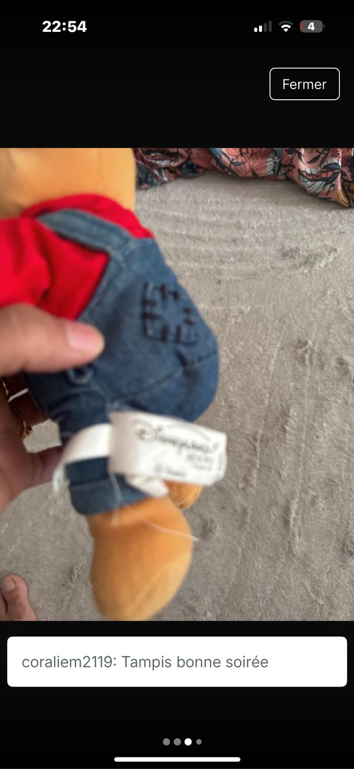 Peluche Winnie l’ourson très bon état - photo numéro 4