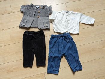 lot de 2 gilets et 2 pantalons