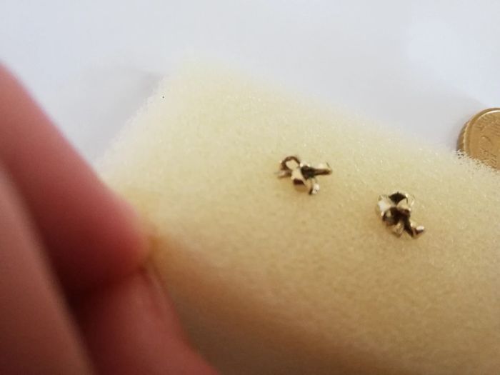 Ravissantes b o vintage noeuds relief - photo numéro 3