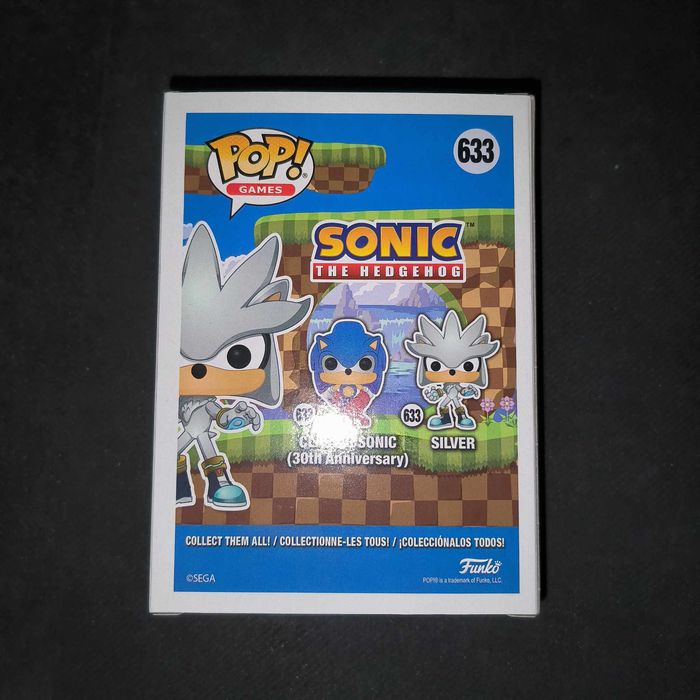 Figurine Funko Pop / Silver N°633 / Sonic / Glows In The Dark / Funko Spécial édition - photo numéro 3