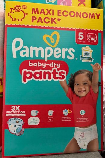 Couches Pampers Pants T5