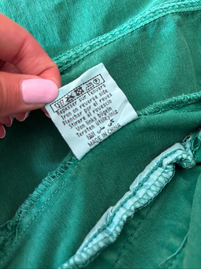 Veste en jean verte - photo numéro 9