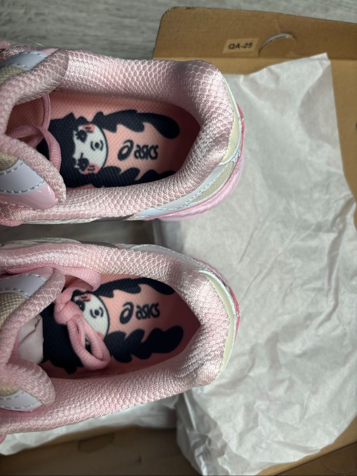 ASICS gel NYC kicki yang Zhang Rose crème Pure Argenté - photo numéro 5