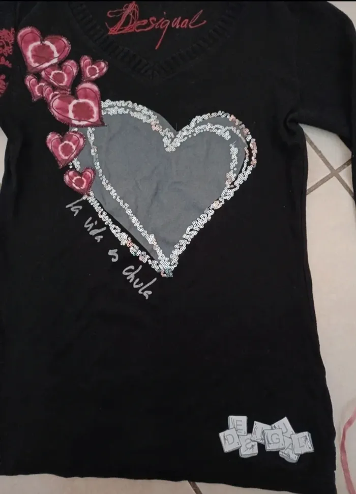 Pull Desigual taille S - photo numéro 4